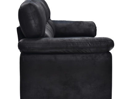 3 Seater Sofa With Padded Armrests And Triangular Leg