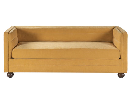 3 Seater Sofa Upholstery With Square Arms, Living Room Couch