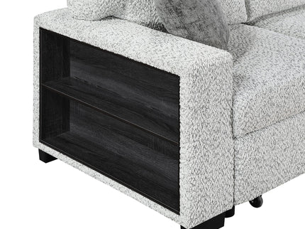 Prato - Sofa With Pull Out Sleeper And USB - Gray