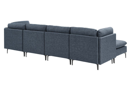 Upholstered Modular Sectional & Tall Legs