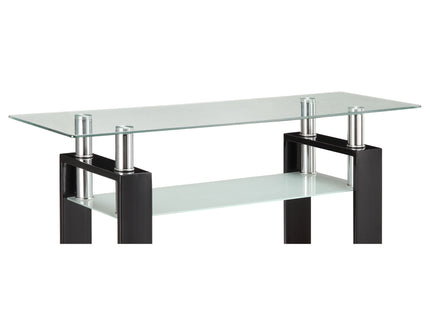 Randall - 1 Shelf Rectangular Sofa Table - Black
