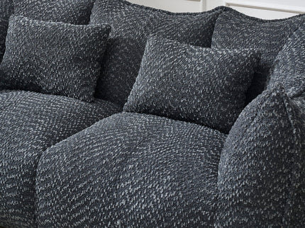 Comfortable Dual Beanbag Chair With High Resilience Foam Core For 2 People