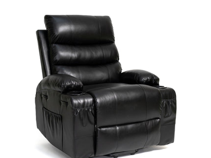 Large Size Electric Power Lift Recliner Chair Sofa With 8 Point Vibration Massage And Lumbar Heat