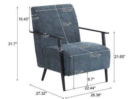 Modern Lounge Chair With Upholstery
