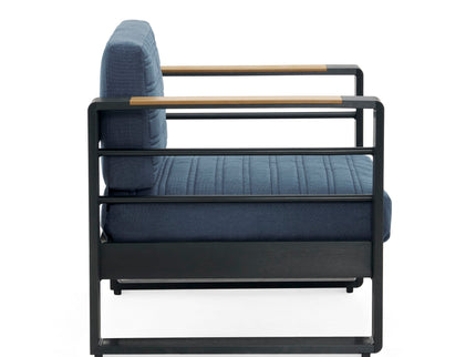 Giovanna - Club Chair Set With Aluminum Frame