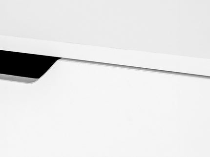 Computer Desk For Home Office, Storage Drawers, Marble Look Contemporary & Modern