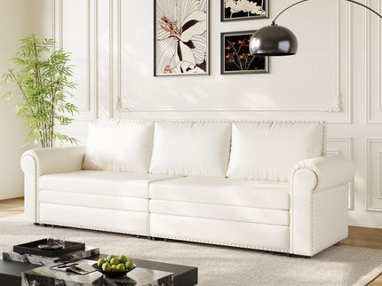 Chesterfield Sofa & Pull Out Bed