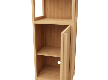 Storage Cabinet With Tall Tower, Multifunctional For Bathroom