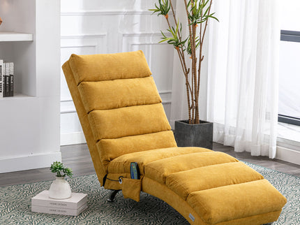 Massage Chaise Lounge Indoor With Remote Control, Ergonomic Electric Massage Lounger