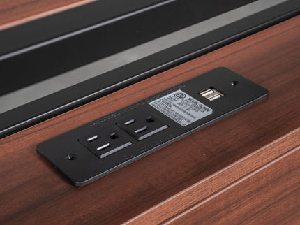 Platform Bed Frame With Trundle, USB Ports And Slat Support, No Box Spring Needed