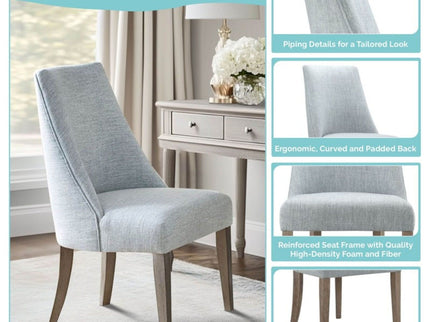Winfield - Upholstered Dining Chair (Set of 2) - Light Gray
