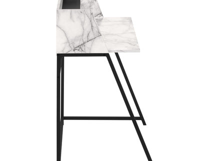 Computer Desk For Home Office Laptop, Storage Shelves, Contemporary & Modern