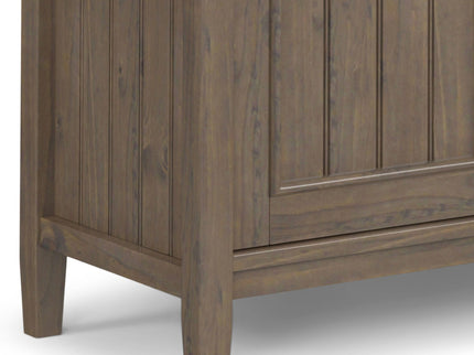 Lev - TV Media Stand - Smoky Brown