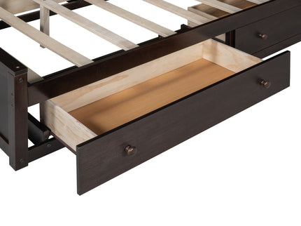 Bed With All In One Cabinet, Shelf And Sockets