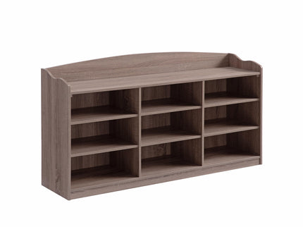 Entryway Shoe Storage Bench, Nine Storage Shelves, Entryway Organizer