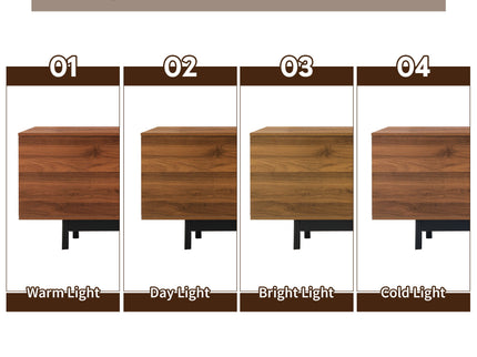 TV Stand, Media Console With 2 Drawers, Soft Closing Hinges, Adjustable Shelves, Slatted Design - Walnut