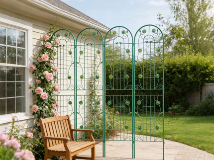 Metal Garden Trellis Rustproof Trellis For Climbing Plant Outdoor Flower Support