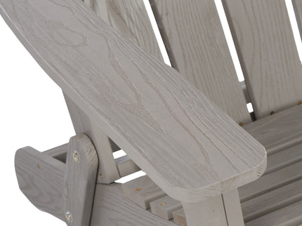 Oversize Outdoor Folding Adirondack Chair - Gray