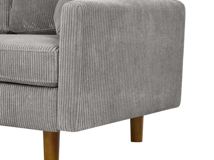 Upholstered Sectional With Toss Pillows