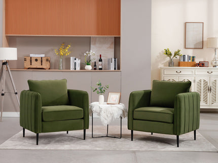 Accent Chair With Pillow For Living Room