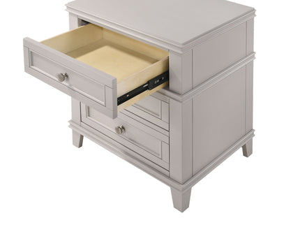 3 Drawer Nightstand With USB