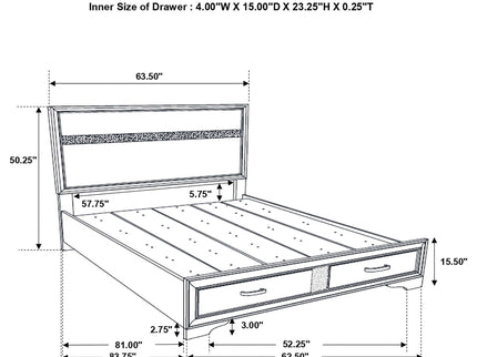 Corbin - Glittering Bedroom Set