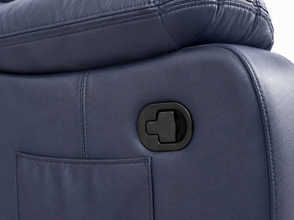 Rocker Recliner Chair With Manual Recline And 360° Swivel Base