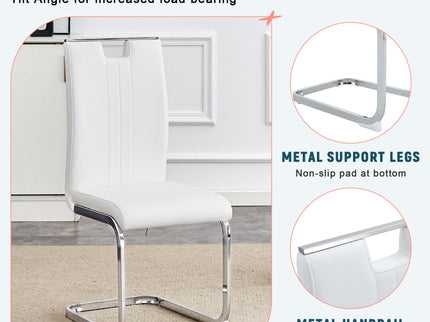 Bow Shaped Chairs, Ergonomic Design, Non Slip Base