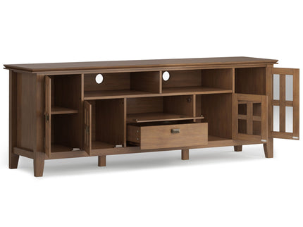 Artisan - TV Media Stand - Rustic Natural Aged Brown