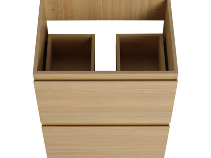 Modern Freestanding Bathroom Vanity Cabinet With Double Drawer