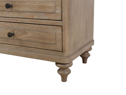 Panel Bedroom Set With 3 Drawer Nightstand, Casual Dresser, Cane Mirror, 3 Drawer Cane Front Chest And Bench