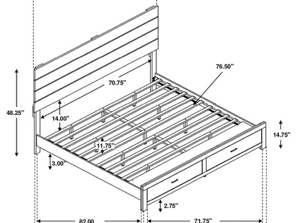 Geary - Storage Panel Bed