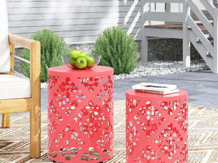 Outdoor Metal Modern Design End Table