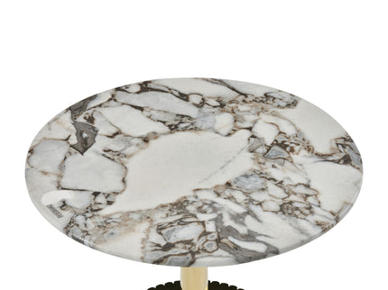 End Table For Living Rooms - Gold / White