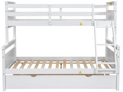Bunk Bed With Ladder And Safety Guardrail