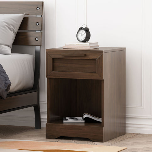 Broxon - Rustic Drawer Nightstand