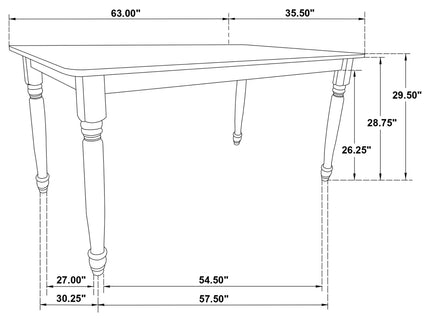 Keystone - Rectangular Dining Set