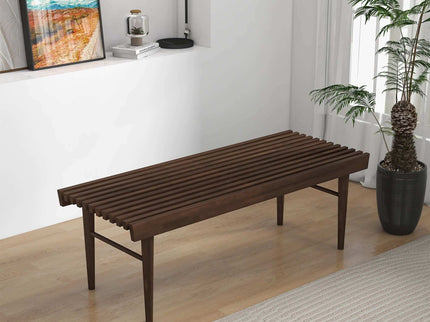 Mia - Bench - Dark Brown