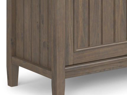 Lev - Medium Storage Cabinet - Smoky Brown