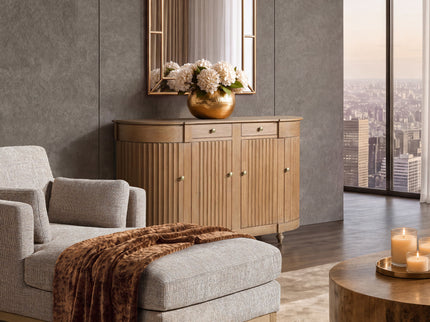 Camille - Side Table - Brown