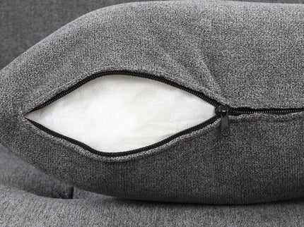 Oversized Sectional Sofa U-Shaped Sofa Couch Pull-Out Sofa Bed With Two Throw Pillows For Living Room