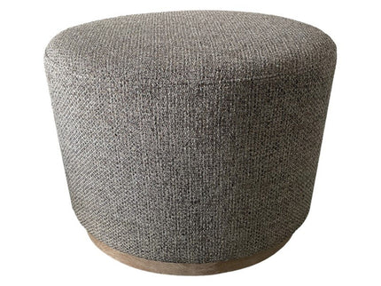 Oval Accent Ottoman - Brown