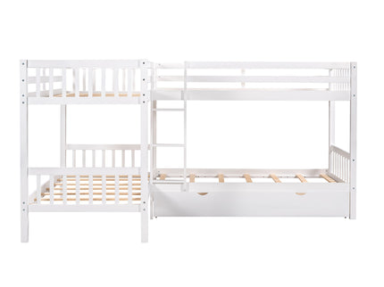 L Shaped Bunk Bed With Drawers