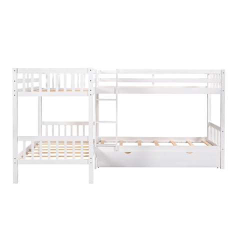 L Shaped Bunk Bed With Drawers