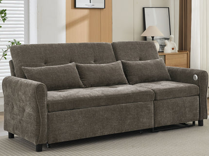 3 Seater Sofa Bed And Reversible Recliner