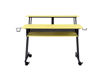 Suitor - Music Recording Studio Desk - Black / Yellow