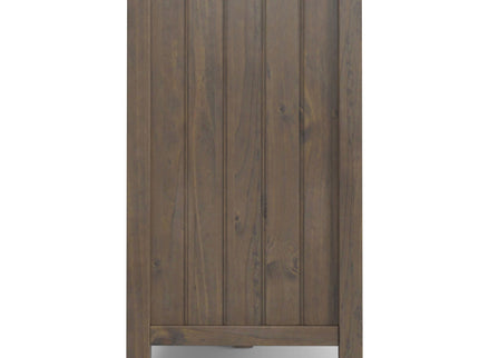 Lev - TV Media Stand - Smoky Brown