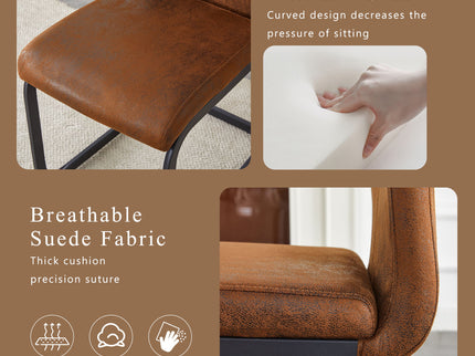 Dining Chairs With Ergonomic Backrest
