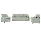 Green / 3 Pc. Sofa, 2 Chairs