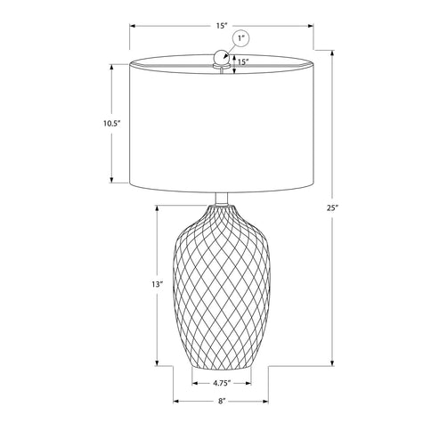 Lighting, Table Lamp, Transitional - Cream